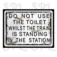 Do Not Use Toilet Retro