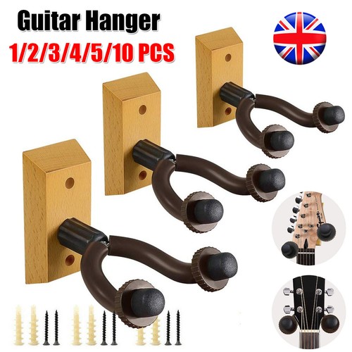 10pcs wooden guitar wall - wooden,