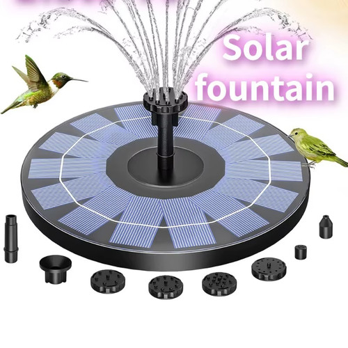 Solar powered floating - , pump