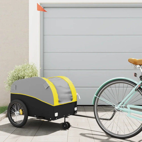 Walplus bike trailer black - black, &