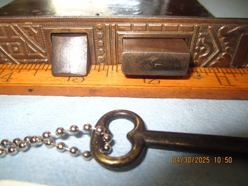 Vtg decorated face inside door - vtg,
