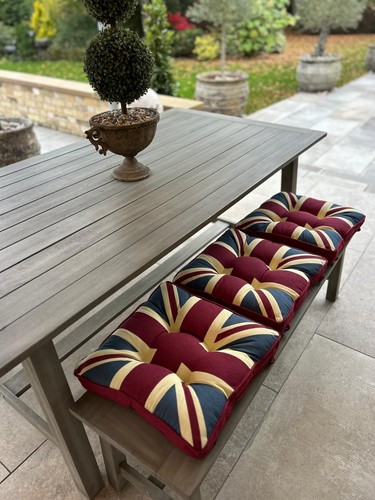 Union jack box cushion seat - box,
