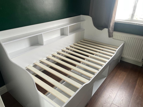 White modern cabin bed with - modern,