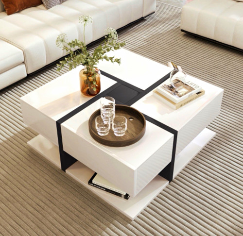 Modern white black - &,
