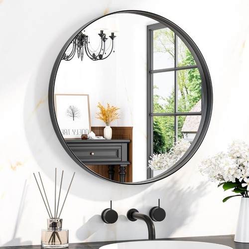 Round wall mirror for auction - round,