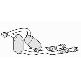Exhaust close coupled - exhaust,