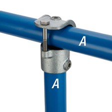 2 x Kee Klamp clamp-on tee for