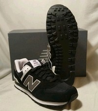 M-11 - New Balance 574 Black Suede Mesh & Reflective Gray Rare  M574SKW 2023 USA