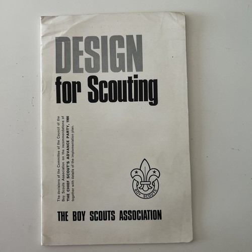 Design for scouting booklet - for,