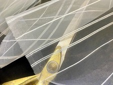 NEW Extra Wide Voile Organza Fabric 120” (305cm)– Bridal/Curtains/Stage FREE P&P