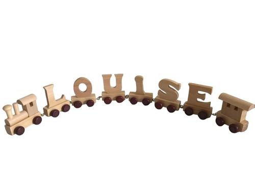 Alphabet train letters for