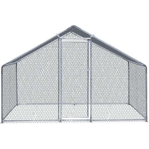 10x6ft metal chicken coop - 10x6ft,