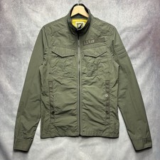 G-Star RAW Recolite Dizrey Overshirt Jacket Men's S Khaki Green Military Style