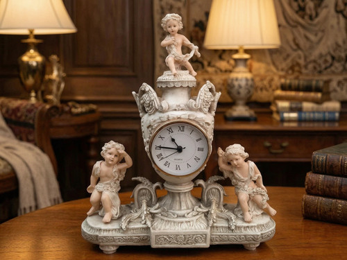Large academy cherub mantel - academy,