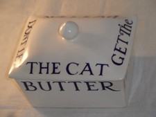 Emma Bridgewater Blue? Toast & Marmalade Mark Don’t Let Cat Get The Butter Dish