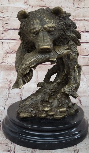 Bronze grizzly bear - bronze,