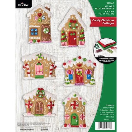 Bucilla felt ornaments - felt,