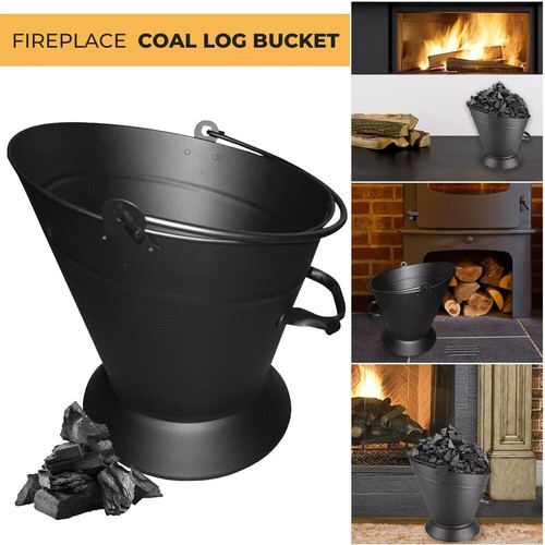 Black coal log bucket - &,
