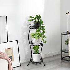 3 Tier Metal Plant Stand Garden Balcony Flowerpots Bonsai Holder Display Rack