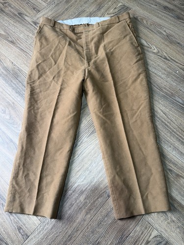 Men moleskin trousers - moleskin,