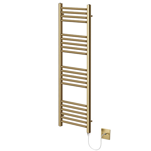 Brushed brass electric heated - electric,