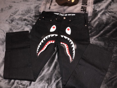 Bape shark jeans wgm - bape,