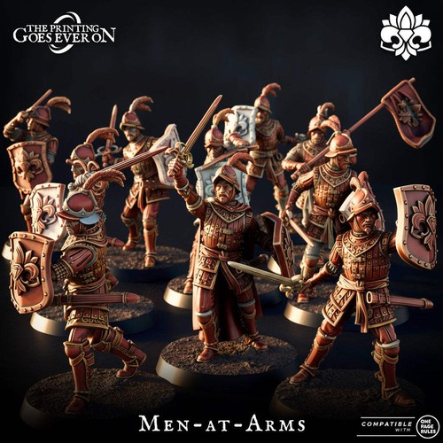 Men arms regiment - men, at