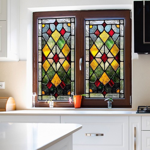 Privacy stained cling glass - privacy,