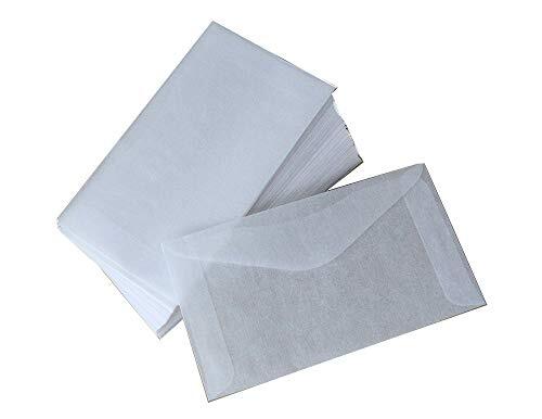 Pack glassine envelopes - -,