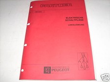 Workshop Manual Peugeot Partner Wiring Diagrams, 1996