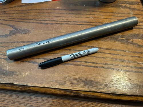 Tool steel diameter x - 1",