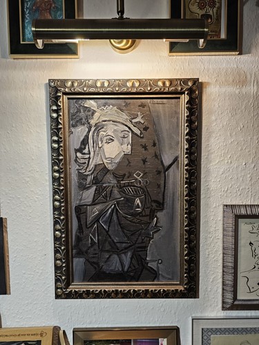 Pablo picasso oil board - pablo, on