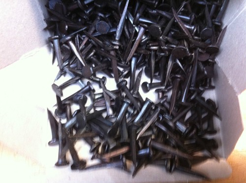 Upholstery tacks blued cut - upholstery,