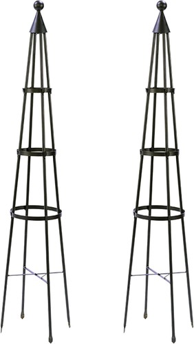 Garden obelisks set - garden,