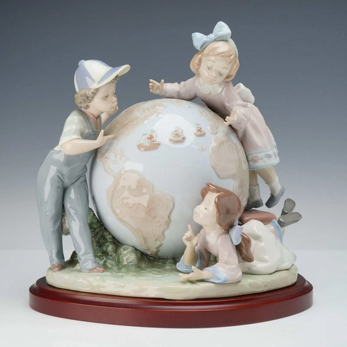 Signed lladro voyage of - voyage,