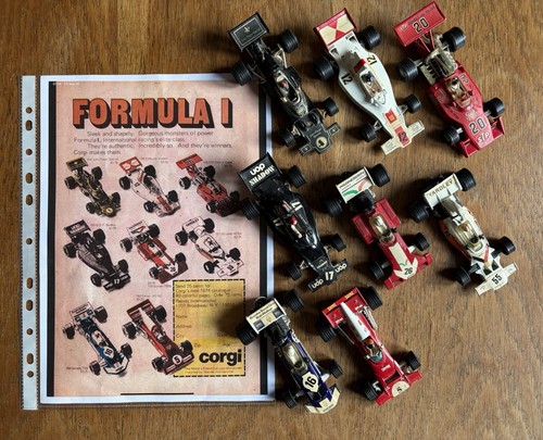 Corgi model cars 11 - f1,