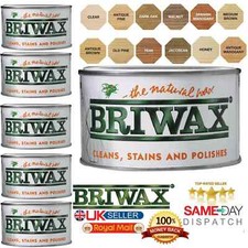 Briwax Original Natural Wax Polish Wood Furniture Cleans Stains All Colours New