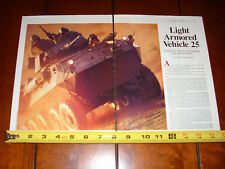 LIGHT ARMORED VEHICLE LAV 25 USMC CAMP PENDLETON - ORIGINAL 1996 ARTICLE