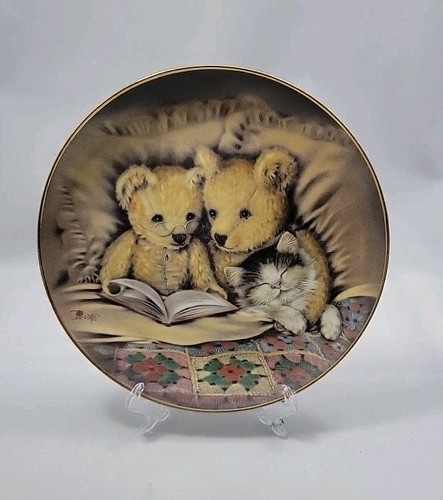 Bedtime story plate teddy - story",