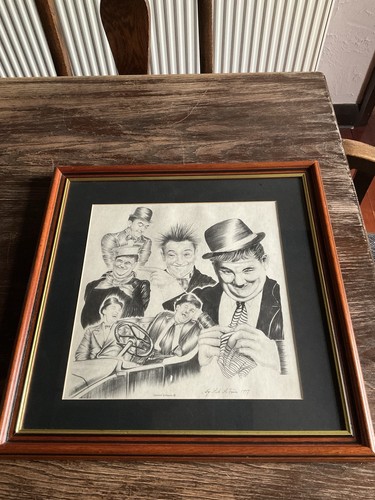 Laurel and hardy drawing - laurel,