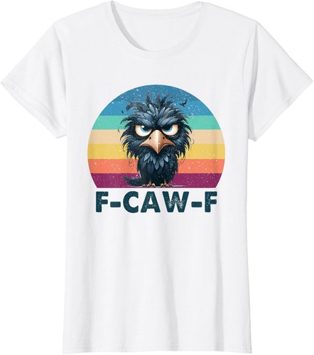Black crow caw - crow, f-caw-f