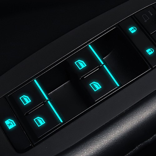 Universal blue luminous car - universal,