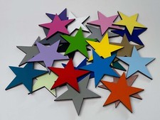Painted MDF Wooden Stars -