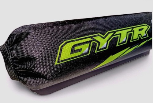 Black yellow atv shock covers - yellow,