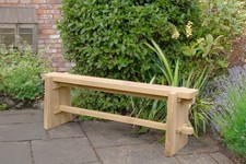 Forest Sleeper Pew Bench 1.5m 3 Seat Wooden Outdoor Patio Chair Free Delivery