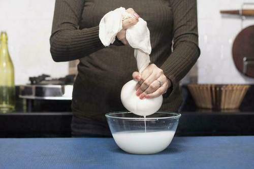 Cheese cloth food straining - cheese,