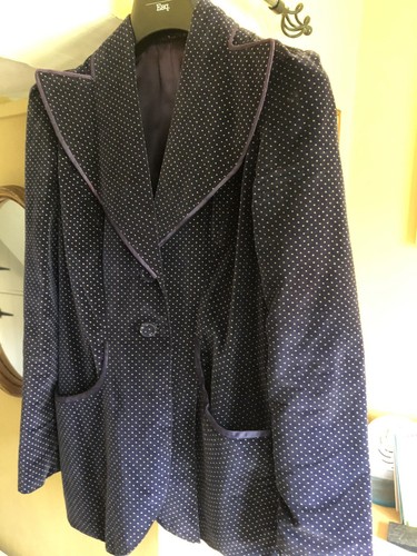 Vintage velvet blazer - vintage,