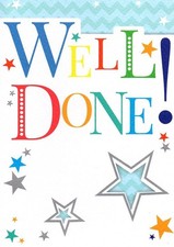 Well Done Card - Stars -