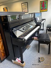 Yamaha U1 A 1984 - Reconditioned Black Gloss Upright Piano - Inc Stool & 5Y Wty