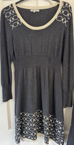 Laura ashley grey cream knit - ashley,